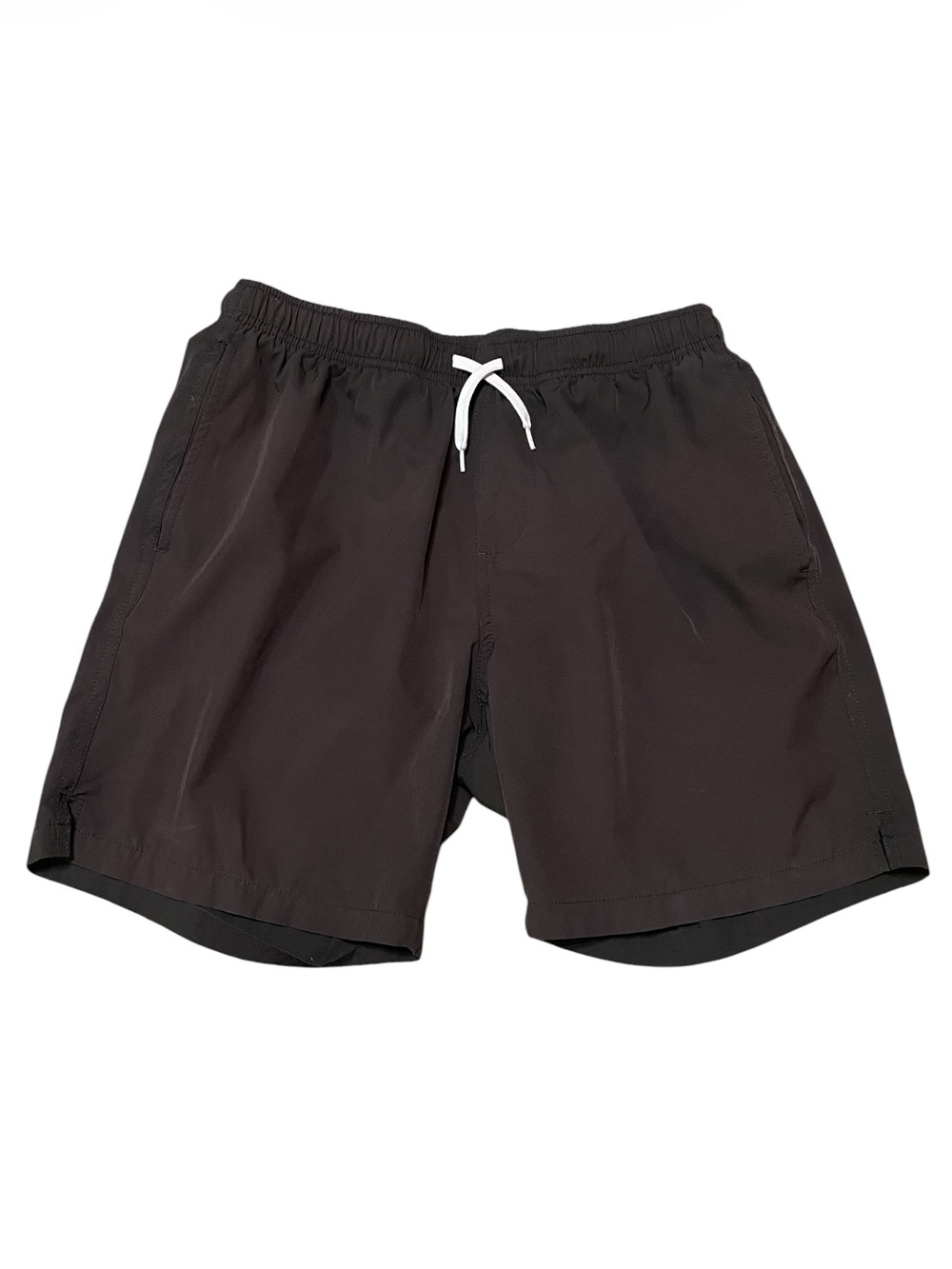 Men's Bearbottom Stretch Shorts Lined Solid Black Size Medium